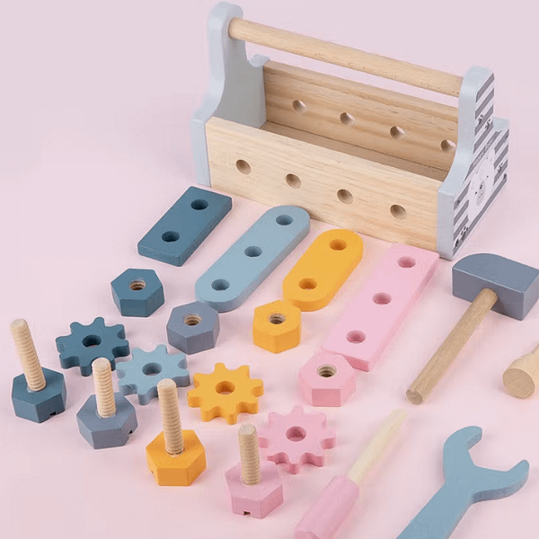 herramientas de madera para niños